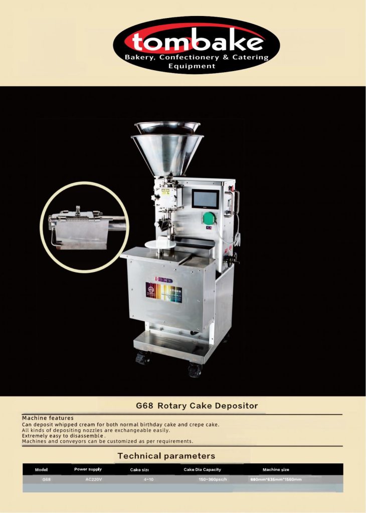 G68 — Rotary Cake Depositor