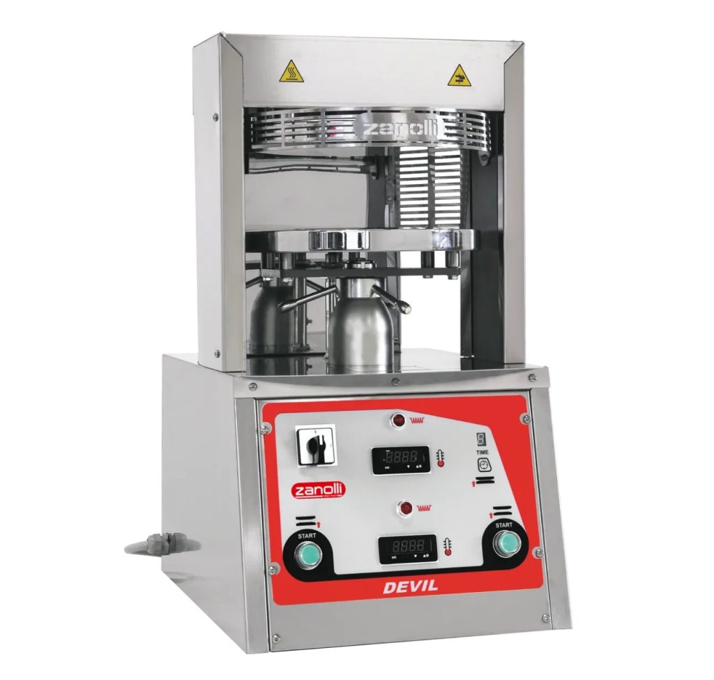 Zanolli DEVIL — Heated Pizza Press